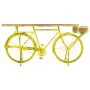 Hall de Entrada Alexandra House Living Bike Amarelo Ferro Madeira de mangueira 46 x 93 x 187 cm de Alexandra House Living, Jo...