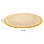 Tapete Alexandra House Living Castanho Fibra natural 120 x 120 cm Circular de Alexandra House Living, Tapetes infantis - Ref:...