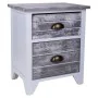 Mesa de Cabeceira Alexandra House Living Branco 28 x 45 x 38 cm de Alexandra House Living, Mesinhas de cabeceira - Ref: D1631...