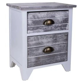 Nightstand Alexandra House Living White 28 x 45 x 38 cm by Alexandra House Living, Bedside Tables - Ref: D1631462, Price: 49,...