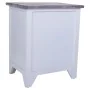 Mesa de Cabeceira Alexandra House Living Branco 28 x 45 x 38 cm de Alexandra House Living, Mesinhas de cabeceira - Ref: D1631...