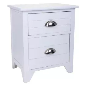 Nightstand Alexandra House Living White 28 x 45 x 38 cm by Alexandra House Living, Bedside Tables - Ref: D1631463, Price: 54,...