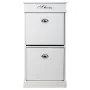 Scarpiera Alexandra House Living Bianco 28 x 98 x 50 cm 2 cassetti di Alexandra House Living, Scarpiere - Rif: D1631468, Prez...