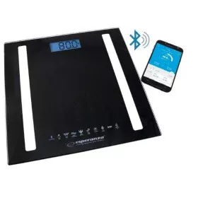 Digital Bathroom Scales Esperanza EBS016K Black Glass Tempered Glass Tempered glass 180 kg (1 Piece) by Esperanza, Scales - R...