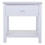 Nightstand Alexandra House Living White 29 x 42 x 40 cm by Alexandra House Living, Bedside Tables - Ref: D1631470, Price: 53,...