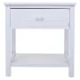 Nightstand Alexandra House Living White 29 x 42 x 40 cm by Alexandra House Living, Bedside Tables - Ref: D1631470, Price: 53,...