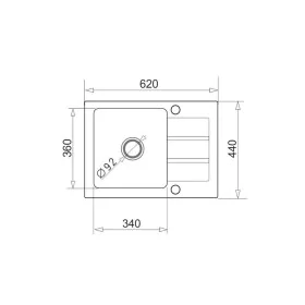 Lava-loiça de de Uma Cuba Maidsinks de Maidsinks, Lava-louças - Ref: S9102884, Preço: 95,78 €, Desconto: %