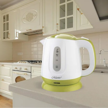 Kettle Feel Maestro MR013 White Green Plastic 1100 W by Feel Maestro, Electric Kettles - Ref: S9102912, Price: 14,13 €, Disco...