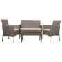 Conjunto de Mesa con 2 Sillones Alexandra House Living Gris 4 Piezas de Alexandra House Living, Conjuntos de muebles de jardí...