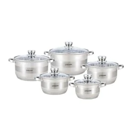 Pan Feel Maestro MR-2220 Steel Stainless steel Ø 18 cm Ø 24 cm Ø 20 cm Ø 16 cm (5 Units) by Feel Maestro, Frying Pans - Ref: ...