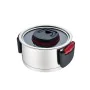 Casserole with Lid Feel Maestro MR-3530-16 Red Black Steel Stainless steel Plastic Ø 16 cm 1,6 L by Feel Maestro, Braising Pa...