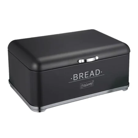 Breadbasket Feel Maestro MR-1677-AR White/Black Stainless steel 34,5 x 16,5 x 25 cm by Feel Maestro, Food storage - Ref: S910...