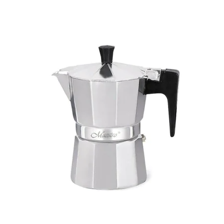 Cafeteira Italiana Feel Maestro MR-1666-3 Preto Prateado Alumínio 150 ml 3 Kopjes de Feel Maestro, Cafeteiras italianas - Ref...