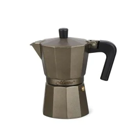 Cafetière Italienne Feel Maestro MR-1666-6-BROWN Noir Bronze Aluminium 300 ml 6 Tasses de Feel Maestro, Cafetières italiennes...