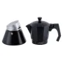 Italian Coffee Pot Feel Maestro MR-1667-6 Black Granite Aluminium 300 ml 6 Cups by Feel Maestro, Stovetop Coffee Makers - Ref...