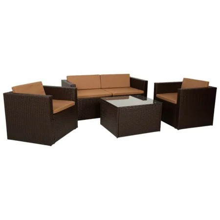 Set of furniture Alexandra House Living Brown 4 Pieces by Alexandra House Living, Garden Furniture Sets - Ref: D1631481, Pric...