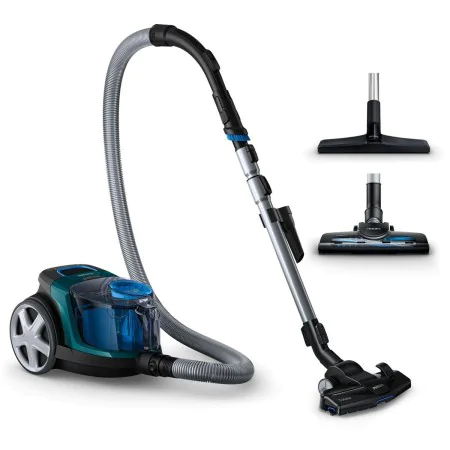 Aspirateur sans sac Philips PowerPro Compact FC9334/09 Bleu Noir Vert Gris 900 W 750 W 650 W de Philips, Aspirateurs traîneau...