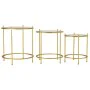 Juego de 3 mesas Alexandra House Living Oro 53 x 60 x 53 cm de Alexandra House Living, Mesas - Ref: D1631489, Precio: 127,66 ...