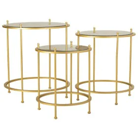 Set of 3 tables Alexandra House Living Gold 53 x 60 x 53 cm by Alexandra House Living, Tables - Ref: D1631490, Price: 119,21 ...