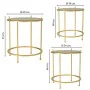 Juego de 3 mesas Alexandra House Living Oro 53 x 60 x 53 cm de Alexandra House Living, Mesas - Ref: D1631490, Precio: 127,66 ...