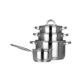 Pan Smile MGK-21 Steel Stainless steel Ø 18 cm Ø 24 cm Ø 20 cm Ø 16 cm (4 Units) by Smile, Frying Pans - Ref: S9104028, Price...