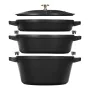 Saucepan Zwilling La Cocotte Black Cast Iron 1 Piece Ø 24 cm 1 kg 4,2 L (1 Unit) by Zwilling, Terrines - Ref: S9104480, Price...