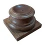 Candle Holder Alexandra House Living Brown Acacia Mango wood 28 x 20 x 28 cm by Alexandra House Living, Candelabras and candl...