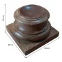 Candle Holder Alexandra House Living Brown Acacia Mango wood 28 x 20 x 28 cm by Alexandra House Living, Candelabras and candl...