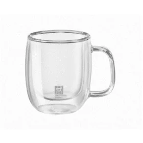 Ensemble de 2 tasses à café Zwilling 39500-110 Verre Borosilicaté 80 ml Transparent 2 Pièces (2 Unités) de Zwilling, Tasses -...