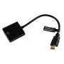 Adaptateur HDMI vers VGA GEMBIRD S0223205 1080 px 60 Hz Noir 15 cm de GEMBIRD, Câbles VGA - Réf : S9104740, Prix : 5,49 €, Re...