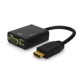 Adaptateur HDMI vers VGA Savio CL-23 Noir de Savio, Adaptateurs DP-HDMI - Réf : S9104749, Prix : 10,48 €, Remise : %