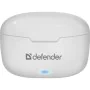 Écouteurs in Ear Bluetooth Defender TWINS 903 Blanc Multicouleur de Defender, Écouteurs Bluetooth à une seule oreille - Réf :...