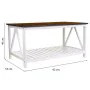 Mesa de Centro Alexandra House Living Blanco Madera de Paulonia Madera MDF 53 x 46 x 92 cm de Alexandra House Living, Mesas -...