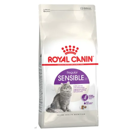 Cibo per gatti Royal Canin Sensible 33 Adulto Riso Uccelli 4 Kg di Royal Canin, Secco - Rif: S9105374, Prezzo: 52,59 €, Scont...