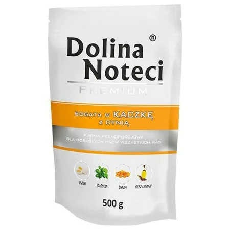 Alimentation humide Dolina Noteci Premium Veau Canard Citrouille Cochon 500 L 500 g de Dolina Noteci, Humide - Réf : S9105561...