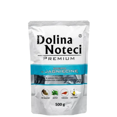 Cibo umido Dolina Noteci Premium Agnello 500 L 500 g di Dolina Noteci, Umido - Rif: S9105565, Prezzo: 3,46 €, Sconto: %