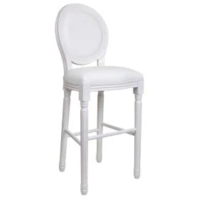 Tabouret Alexandra House Living Blanc Polyuréthane 46 x 116 x 52 cm de Alexandra House Living, Chaises et canapés - Réf : D16...