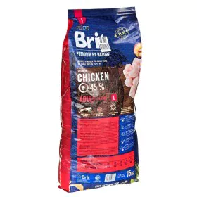 Nourriture Brit Nature Adult Large Adulte Poulet 15 kg de Brit, Sèche - Réf : S9105579, Prix : 43,06 €, Remise : %