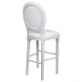 Sgabello Alexandra House Living Bianco Poliuretano 46 x 116 x 52 cm di Alexandra House Living, Sedie e Divani - Rif: D1631520...