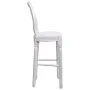 Sgabello Alexandra House Living Bianco Poliuretano 46 x 116 x 52 cm di Alexandra House Living, Sedie e Divani - Rif: D1631520...