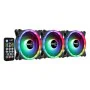 Ventilador de Caixa Aerocool Duo 12 Pro Ø 12 cm ARGB (3 Unidades) de Aerocool, Ventilação e refrigeração - Ref: S9106443, Pre...