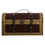 Chest Alexandra House Living Brown PVC Wood Metal Cloth 21 x 19 x 35 cm Estilo vintage by Alexandra House Living, Trunks - Re...