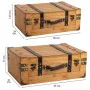 Jeu de valises Alexandra House Living Marron PVC Bois Métal Vintage 31 x 17 x 45 cm 40 x 24 x 13,5 cm Décoratif 2 Pièces de A...