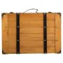 Jeu de valises Alexandra House Living Marron PVC Bois Métal Vintage 31 x 17 x 45 cm 40 x 24 x 13,5 cm Décoratif 2 Pièces de A...