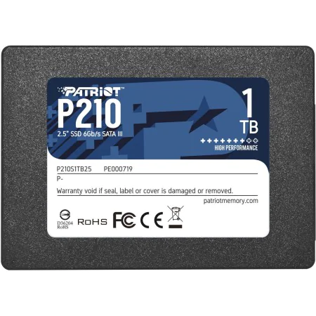 Hard Drive Patriot Memory P210 1 TB HDD 1 TB SSD by Patriot Memory, Solid disc drives - Ref: S9107771, Price: 69,09 €, Discou...