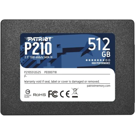 Disco Duro Patriot Memory P210 512 GB SSD de Patriot Memory, Discos duros sólidos - Ref: S9107772, Precio: 40,39 €, Descuento: %