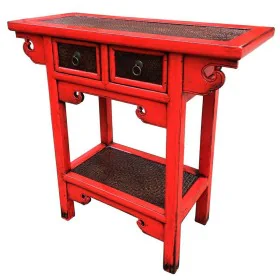 Console Alexandra House Living Rouge Bois 35 x 80 x 85 cm de Alexandra House Living, Tables - Réf : D1631557, Prix : 563,84 €...