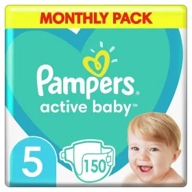 Einweg-Windeln Pampers         5 (150 Stück) von Pampers, Windeln - Ref: S9108292, Preis: 47,04 €, Rabatt: %