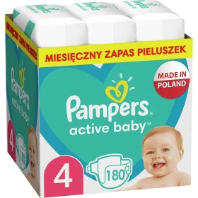 Einweg-Windeln Pampers Active Baby 4 von Pampers, Windeln - Ref: S9108301, Preis: 47,04 €, Rabatt: %