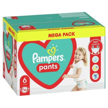 Disposable nappies Pampers Pants 6 (84 Units) by Pampers, Nappies - Ref: S9108302, Price: 39,85 €, Discount: %